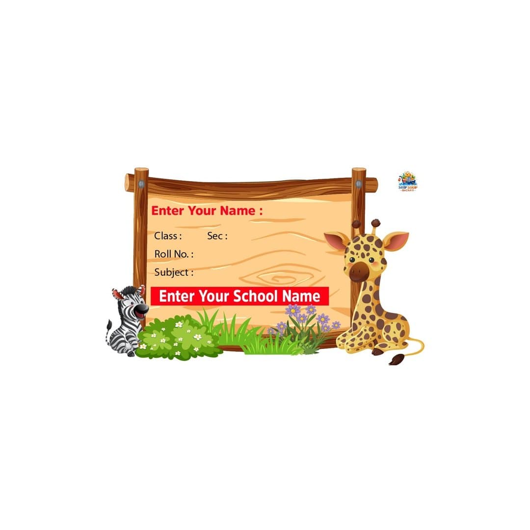 Personalized Jungle Adventure Name Slip (Pack of 36Pcs) 1