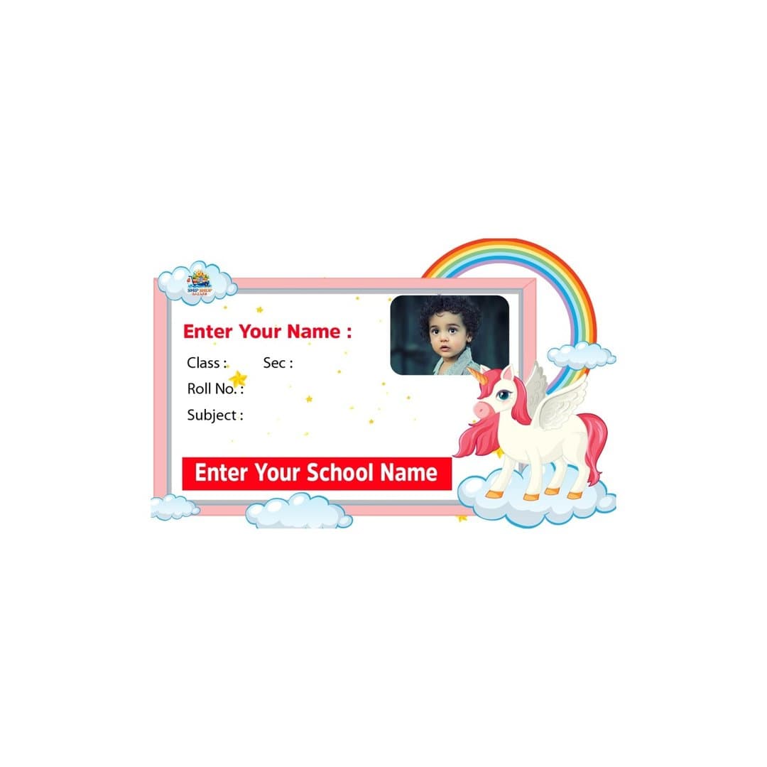 Personalized Rainbow Unicorn Name Slip (Pack of 36Pcs) 1