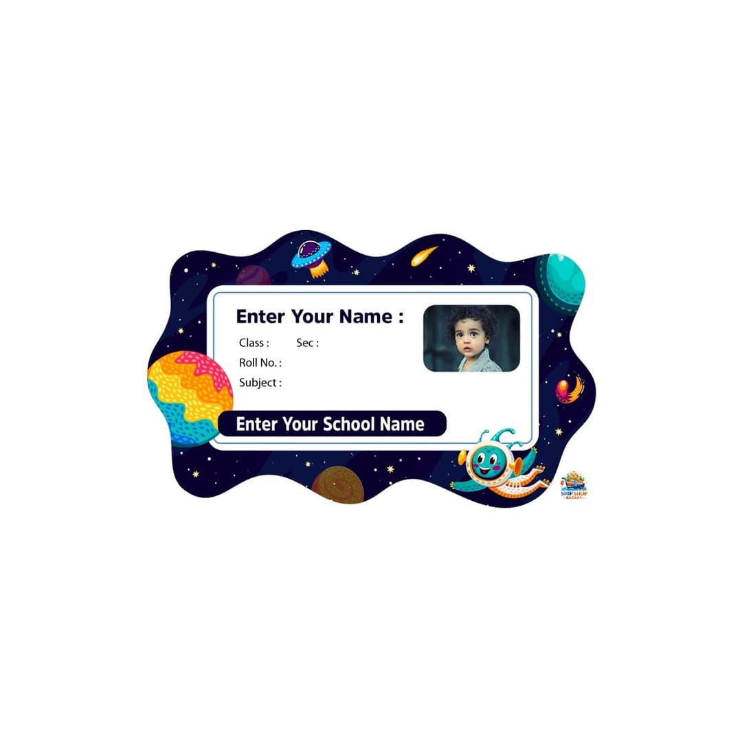 Personalized Galaxy Explorer Name Slip (Pack of 36Pcs) 1