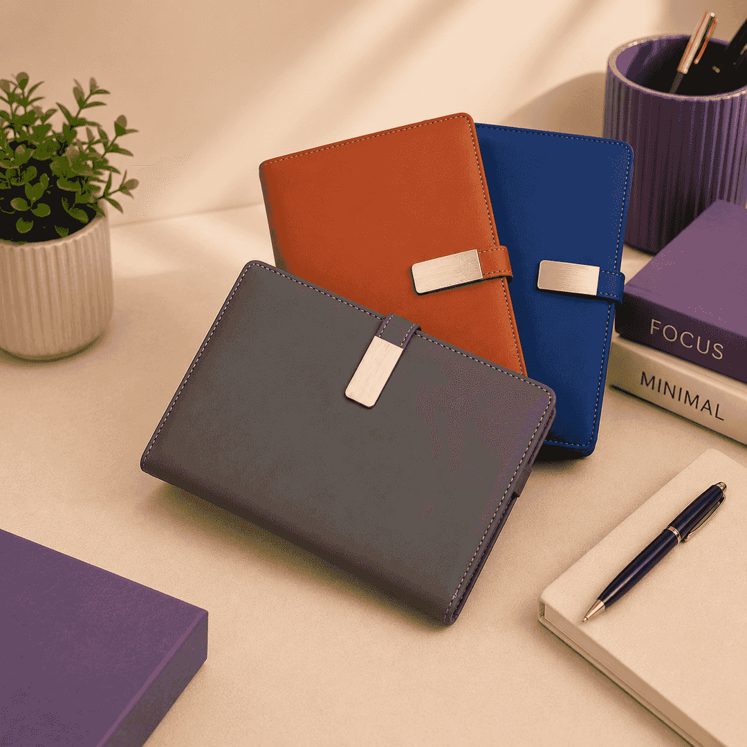 Executive Luxe Magnetic Diary & Notebook 1